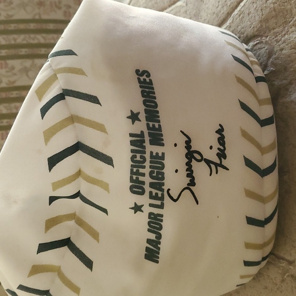 San Diego Padres Mini Baseball Beanbag Accent Pillow - Picture 2 of 4